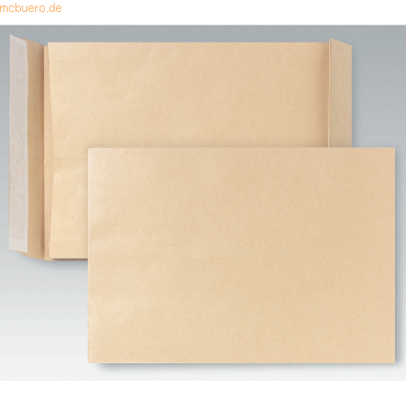4040134031248 - Faltentasche DIN C4 229 x 324 mm (B x H) ohne Fenster 120g m² mit Haftklebung Papier braun 4040134031248 10 Stück 4040134031248 - Faltentasche DIN C4 229 x 324 mm (B x H) ohne Fenster 120g m² mit Haftklebung Papier braun 4040134031248 10 Stück
