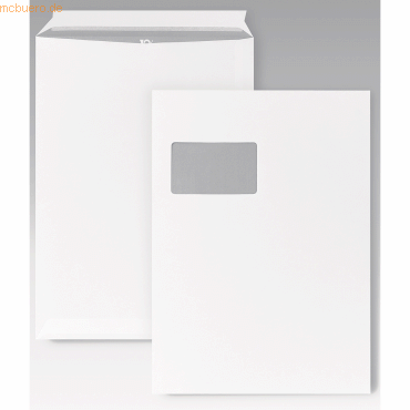 4040134050843 - Versandtaschen Posthorn 05270358 C4 mit Fenster haftklebend 120g weiß 4040134050843 250 Stück 4040134050843 - Versandtaschen Posthorn 05270358 C4 mit Fenster haftklebend 120g weiß 4040134050843 250 Stück