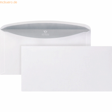 4040134056074 - Briefumschlag POSTHORNvelox 01526150 Din Lang+ (C6 5) ohne Fenster nassklebend 75g weiß 4040134056074 1000 Stück 4040134056074 - Briefumschlag POSTHORNvelox 01526150 Din Lang+ (C6 5) ohne Fenster nassklebend 75g weiß 4040134056074 1000 Stück