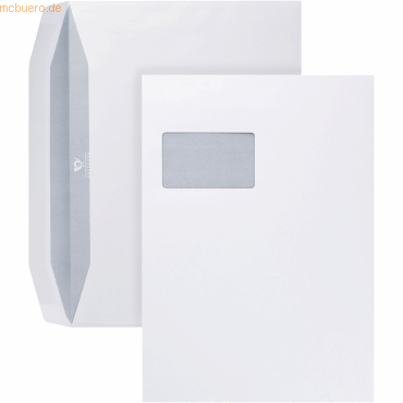 4040134056302 - Versandtaschen Posthorn 03570108 lange Seite offen C4 mit Fenster nassklebend 120g weiß 4040134056302 250 Stück 4040134056302 - Versandtaschen Posthorn 03570108 lange Seite offen C4 mit Fenster nassklebend 120g weiß 4040134056302 250 Stück