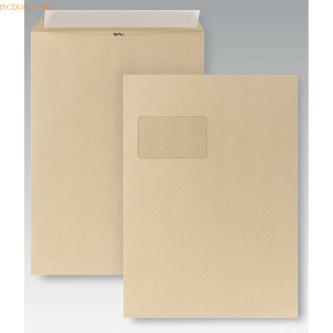4040134056371 - Versandtaschen Posthorn 05270346 C4 mit Fenster haftklebend 110g braun 4040134056371 250 Stück 4040134056371 - Versandtaschen Posthorn 05270346 C4 mit Fenster haftklebend 110g braun 4040134056371 250 Stück