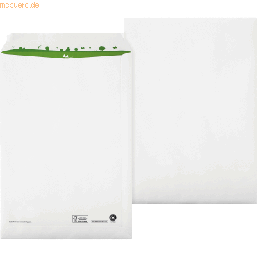 4040134154909 - Versandtaschen beECO 04470161 C4 ohne Fenster haftklebend 100g weiß 4040134154909 250 Stück 4040134154909 - Versandtaschen beECO 04470161 C4 ohne Fenster haftklebend 100g weiß 4040134154909 250 Stück