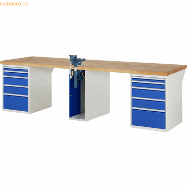 4040376054807 - RAU Werkbank 3000x900x890mm 10xSchublade-TA 1xSSKL lgrebl 4040376054807 RAU GmbH