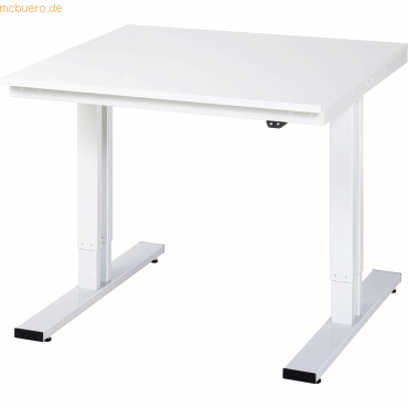 4040376068965 - Arbeitstisch elektrisch höhenverstellbar Höhe 720 - 1120 mm Spanplatte MF-beschichtet BxT 1000 x 1000 mm
