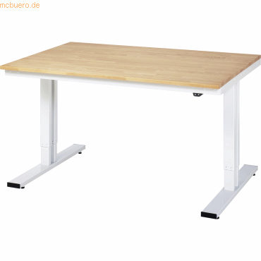 4040376069832 - Arbeitstisch elektrisch höhenverstellbar Höhe 720 - 1120 mm Buchenplatte massiv BxT 1500 x 1000 mm 4040376069832 - Arbeitstisch elektrisch höhenverstellbar Höhe 720 - 1120 mm Buchenplatte massiv BxT 1500 x 1000 mm