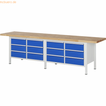 4040376072399 - RAU Werkbank 3000x700x840-1040mm 12xSchublade-TA lgrebl 4040376072399 RAU GmbH 4040376072399 - RAU Werkbank 3000x700x840-1040mm 12xSchublade-TA lgrebl 4040376072399 RAU GmbH