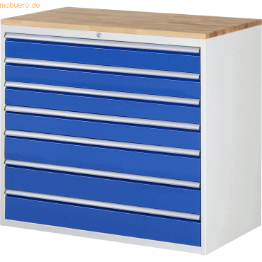 4040376093387 - RAU Schublschrank 1145x650x1035mm B-Top-25mm 7xSchublade-TA lgrebl 4040376093387 RAU GmbH