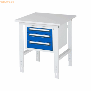 4040376114075 - RAU Arbeitstisch 750x800x760-1080 3xSchub M-Platte 22mm lgrebl 4040376114075 RAU GmbH 4040376114075 - RAU Arbeitstisch 750x800x760-1080 3xSchub M-Platte 22mm lgrebl 4040376114075 RAU GmbH