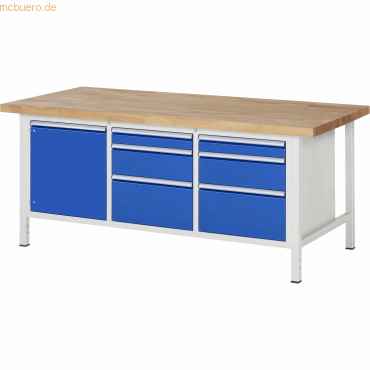 4040376120717 - RAU Werkbank 2000x900x840-1040mm 6xSchublade-TA 1xTür lgrebl 4040376120717 RAU GmbH 4040376120717 - RAU Werkbank 2000x900x840-1040mm 6xSchublade-TA 1xTür lgrebl 4040376120717 RAU GmbH