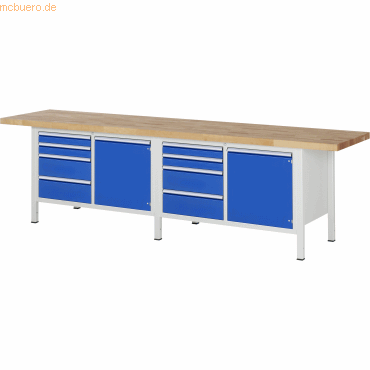 4040376125484 - RAU Werkbank 3000x700x840-1040mm 8xSchublade-TA 2xTür lgrebl 4040376125484 RAU GmbH 4040376125484 - RAU Werkbank 3000x700x840-1040mm 8xSchublade-TA 2xTür lgrebl 4040376125484 RAU GmbH
