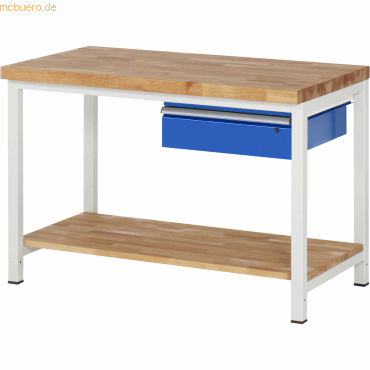 4040376145215 - RAU Werkbank 1250x700x840-1040mm 1xSchublade-TA lgrebl 4040376145215 RAU GmbH