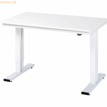 4040376213310 - Arbeitstisch elektrisch höhenverstellbar Höhe 720 - 1120 mm Spanplatte MF-beschichtet BxT 1250 x 800 mm