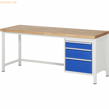 4040376221476 - RAU Werkbank 2000x700x840-1040mm 3xSchublade-TA lgrebl 4040376221476 RAU GmbH 4040376221476 - RAU Werkbank 2000x700x840-1040mm 3xSchublade-TA lgrebl 4040376221476 RAU GmbH