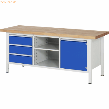 4040376231017 - RAU Werkbank 2000x700x840-1040mm 3xSchublade-TA 1xTür lgrebl 4040376231017 RAU GmbH 4040376231017 - RAU Werkbank 2000x700x840-1040mm 3xSchublade-TA 1xTür lgrebl 4040376231017 RAU GmbH