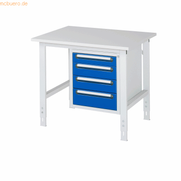 4040376235343 - RAU Arbeitstisch 1000x800x760-1080 4xSchub M-Platte 22mm lgrebl 4040376235343 RAU GmbH 4040376235343 - RAU Arbeitstisch 1000x800x760-1080 4xSchub M-Platte 22mm lgrebl 4040376235343 RAU GmbH