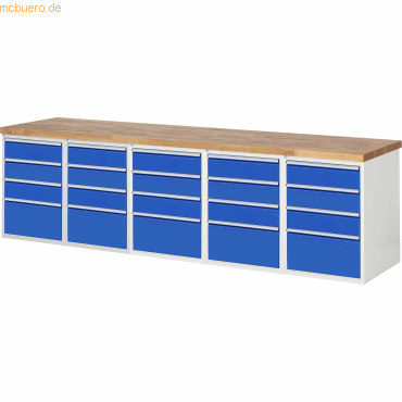 4040376241023 - RAU Werkbank 3000x700x890mm 20xSchublade-TA lgrebl 4040376241023 RAU GmbH 4040376241023 - RAU Werkbank 3000x700x890mm 20xSchublade-TA lgrebl 4040376241023 RAU GmbH