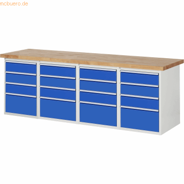 4040376250544 - RAU Werkbank 2500x900x890mm 16xSchublade-TA lgrebl 4040376250544 RAU GmbH 4040376250544 - RAU Werkbank 2500x900x890mm 16xSchublade-TA lgrebl 4040376250544 RAU GmbH
