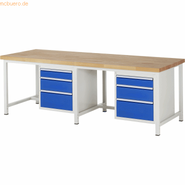 4040376255679 - RAU Werkbank 2500x900x840-1040mm 6xSchublade-TA lgrebl 4040376255679 RAU GmbH 4040376255679 - RAU Werkbank 2500x900x840-1040mm 6xSchublade-TA lgrebl 4040376255679 RAU GmbH