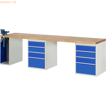 4040376255815 - RAU Werkbank 3000x700x890mm 8xSchublade-TA 1xSSKL lgrebl 4040376255815 RAU GmbH