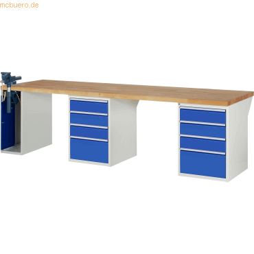 4040376259059 - RAU Werkbank 3000x900x890mm 8xSchublade-TA 1xSSKL lgrebl 4040376259059 RAU GmbH