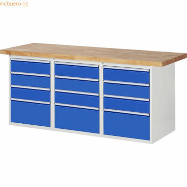 4040376266446 - RAU Werkbank 2000x700x890mm 12xSchublade-TA lgrebl 4040376266446 RAU GmbH