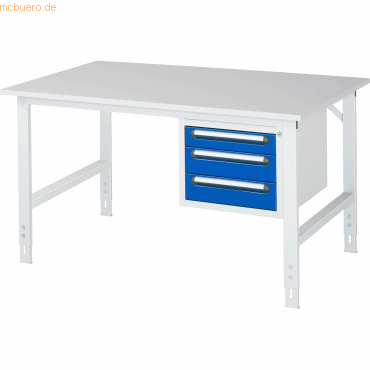 4040376426147 - RAU Arbeitstisch 1500x1000x760-1080 3xSchub M-Platte 22mm lgrebl 4040376426147 RAU GmbH 4040376426147 - RAU Arbeitstisch 1500x1000x760-1080 3xSchub M-Platte 22mm lgrebl 4040376426147 RAU GmbH