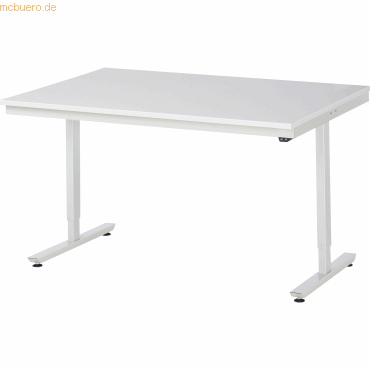 4040376454959 - Rau Arbeitstisch Adlatus elektrisch höhenverstellbar 22 mm Spanplatte mit Melaminbelag bis 150 kg B 1500 x T 1000 x H 720-1120 mm lichtgrau 4040376454959 - Rau Arbeitstisch Adlatus elektrisch höhenverstellbar 22 mm Spanplatte mit Melaminbelag bis 150 kg B 1500 x T 1000 x H 720-1120 mm lichtgrau