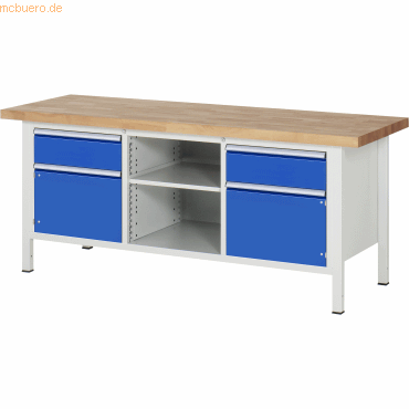 4040376455222 - RAU Werkbank 2000x700x840-1040mm 2xSchublade-TA 2xTür lgrebl 4040376455222 RAU GmbH 4040376455222 - RAU Werkbank 2000x700x840-1040mm 2xSchublade-TA 2xTür lgrebl 4040376455222 RAU GmbH