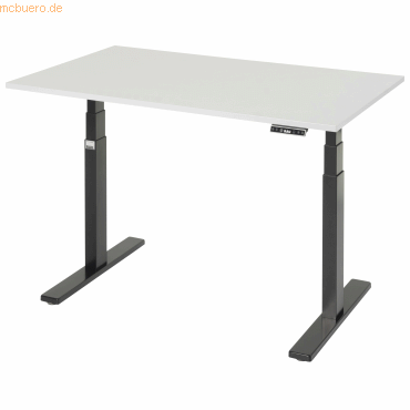 4040376536761 - Schreibtisch Adlatus 100 höhenverstellbar rechteckig weiß tiefschwarz 4040376536761 RAU 4040376536761 - Schreibtisch Adlatus 100 höhenverstellbar rechteckig weiß tiefschwarz 4040376536761 RAU