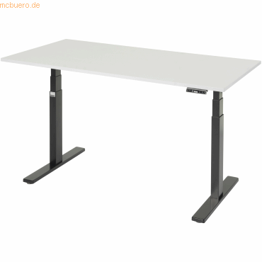 4040376536808 - Schreibtisch Adlatus 100 höhenverstellbar rechteckig weiß tiefschwarz 4040376536808 RAU 4040376536808 - Schreibtisch Adlatus 100 höhenverstellbar rechteckig weiß tiefschwarz 4040376536808 RAU