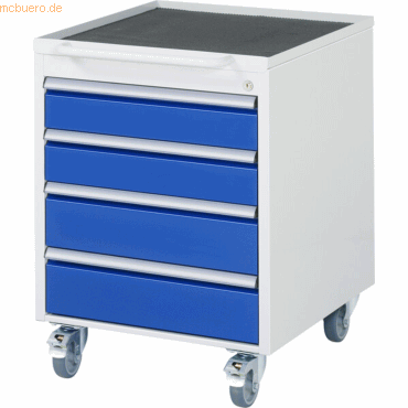 4040376875143 - Rollcontainer Lichtgrau Enzian-Blau (B x H x T) 580 x 745 x 650 mm Anzahl der Schubfächer 4 05 36A11 SERIE 7000 1 St 4040376875143 - Rollcontainer Lichtgrau Enzian-Blau (B x H x T) 580 x 745 x 650 mm Anzahl der Schubfächer 4 05 36A11 SERIE 7000 1 St