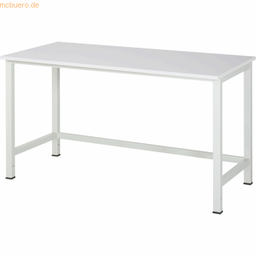 4040376919038 - Werktisch Grundtisch Unterbau 45x45 mm Platte Melaminharz BxTxH 1500x800x825 mm ral 7035 4040376919038 - Werktisch Grundtisch Unterbau 45x45 mm Platte Melaminharz BxTxH 1500x800x825 mm ral 7035