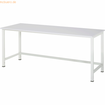 4040376919045 - Werktisch Grundtisch Unterbau 45x45 mm Platte Melaminharz BxTxH 2000x800x825 mm ral 7035 4040376919045 - Werktisch Grundtisch Unterbau 45x45 mm Platte Melaminharz BxTxH 2000x800x825 mm ral 7035