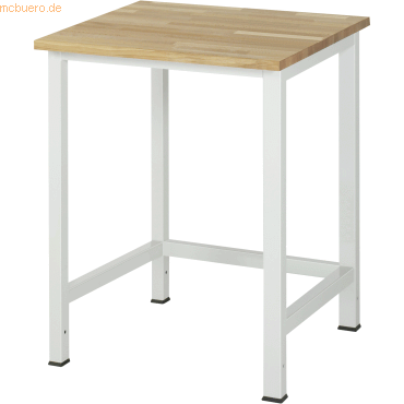 4040376919052 - Werktisch Grundtisch Unterbau 45x45 mm Platte Buche BxTxH 750x800x825 mm ral 7035 4040376919052 - Werktisch Grundtisch Unterbau 45x45 mm Platte Buche BxTxH 750x800x825 mm ral 7035
