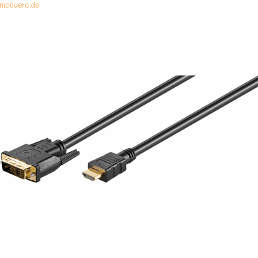 4040849515811 - 0 m schwarz goobay HDMI A DVI-D Kabel 30 m schwarz 1 St 51581 4040849515811
