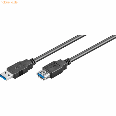 Goobay USB Verlängerungskabel 93998 USB 3.0 1,8m A-Stecker/A-Buchse sc
