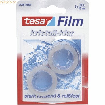 4042448036285 - TESA 57759 - tesafilm® kristall-klar 10 m x 19 mm 2 Rollen