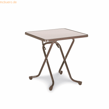 4043153002374 - Klapptisch Madrid 26527010 73cm (H) 67x67cm (BxT) rechteckig braun braun 4043153002374 BEST 4043153002374 - Klapptisch Madrid 26527010 73cm (H) 67x67cm (BxT) rechteckig braun braun 4043153002374 BEST