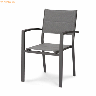 4043153102883 - Best Freizeitmoebel Varese Terrassenstuhl Aluminium 560 x 590 x 870 mm Anthrazit 4043153102883 - Best Freizeitmoebel Varese Terrassenstuhl Aluminium 560 x 590 x 870 mm Anthrazit
