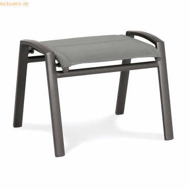 4043153102906 - BEST Gartenstuhl Hocker Varese anthrazit matt anthrazit
