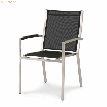 4043153103002 - Best Freizeitmoebel Marbella Terrassenstuhl Edelstahl 570 x 640 x 930 mm Silber 4043153103002 - Best Freizeitmoebel Marbella Terrassenstuhl Edelstahl 570 x 640 x 930 mm Silber