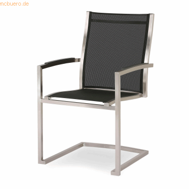 4043153103019 - Best Freizeitmoebel Marbella Terrassenstuhl Edelstahl 570 x 640 x 930 mm Silber 4043153103019 - Best Freizeitmoebel Marbella Terrassenstuhl Edelstahl 570 x 640 x 930 mm Silber