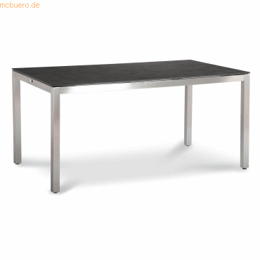 4043153103033 - BEST Gartentisch Tisch Marbella 160x90cm Edelstahl Ardesia Edelstahl 4043153103033 - BEST Gartentisch Tisch Marbella 160x90cm Edelstahl Ardesia Edelstahl