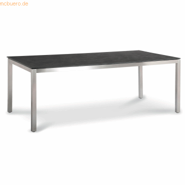 4043153103040 - BEST Gartentisch Tisch Marbella 210x100cm Edelstahl Ardesia Edelstahl 4043153103040 - BEST Gartentisch Tisch Marbella 210x100cm Edelstahl Ardesia Edelstahl