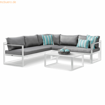 4043153106997 - Best Freizeitmoebel Lounge Gruppe 98693000 5 Personen Aluminium Weiss 4043153106997 - Best Freizeitmoebel Lounge Gruppe 98693000 5 Personen Aluminium Weiss