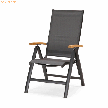 4043153111663 - BEST Gartenstuhl Klappsessel Cavalese anthrazit Teak anthrazit 4043153111663 - BEST Gartenstuhl Klappsessel Cavalese anthrazit Teak anthrazit
