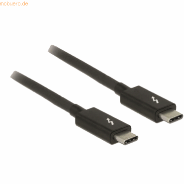 4043619848454 - USB Anschlusskabel Thunderbolt™ (USB-C®) Stecker Thunderbolt™ (USB-C®) Stecker 100 m Schwarz 84845 Thunderbolt™-Kabel