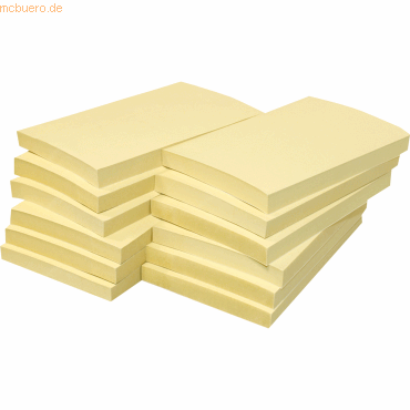 4044355772430 - Haftnotiz 125 x 75 mm (B x H pastellgelb 100 Bl Block 12 Block Pack 4044355772430 12 Stück 4044355772430 - Haftnotiz 125 x 75 mm (B x H pastellgelb 100 Bl Block 12 Block Pack 4044355772430 12 Stück