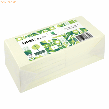 4044355793718 - UPM Notes Haftnotiz 5654-01PG-12 75x75mm 100Bl ge 12St 4044355793718 12 Stück 4044355793718 - UPM Notes Haftnotiz 5654-01PG-12 75x75mm 100Bl ge 12St 4044355793718 12 Stück