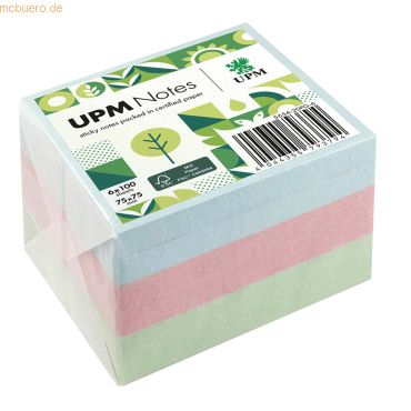 4044355793794 - Haftnotizen 5654-20PG-6 pastell 75x75mm je 2 x hellblau rosa hellgrün 4044355793794 6 Stück 4044355793794 - Haftnotizen 5654-20PG-6 pastell 75x75mm je 2 x hellblau rosa hellgrün 4044355793794 6 Stück